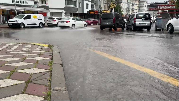 Ankara'yı sağanak ve dolu vurdu! Yüksek yerler bembeyaz oldu - Resim: 13